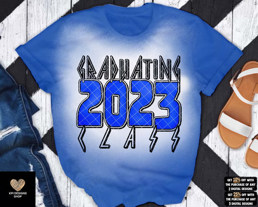 2023 Graduating Class - Rock Font (7-pack) - May2023 - PNG - Digital Design