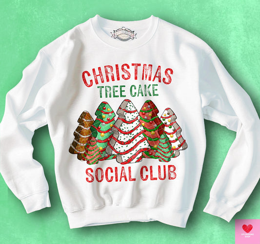 Christmas Tree Cake Social Club - Nov2024 - PNG - Digital Design