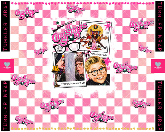 Tumbler Wrap: A Christmas Story - July2024 - PNG - Digital Design