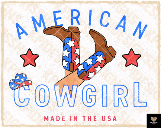 American Cowgirl - June2023 - PNG - Digital Design