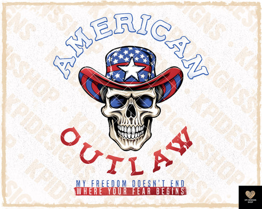 American Outlaw - June2023 - PNG - Digital Design