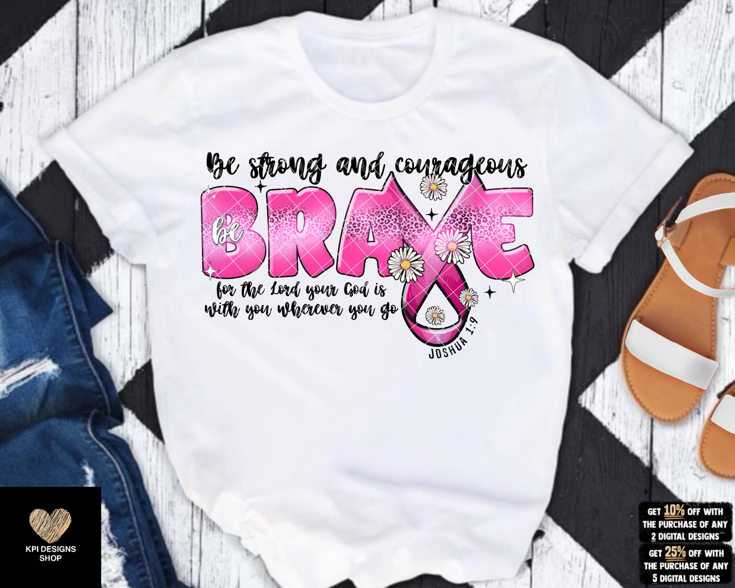 Be Brave (Cancer Awareness Month) - Sept2023 - PNG - Digital Design