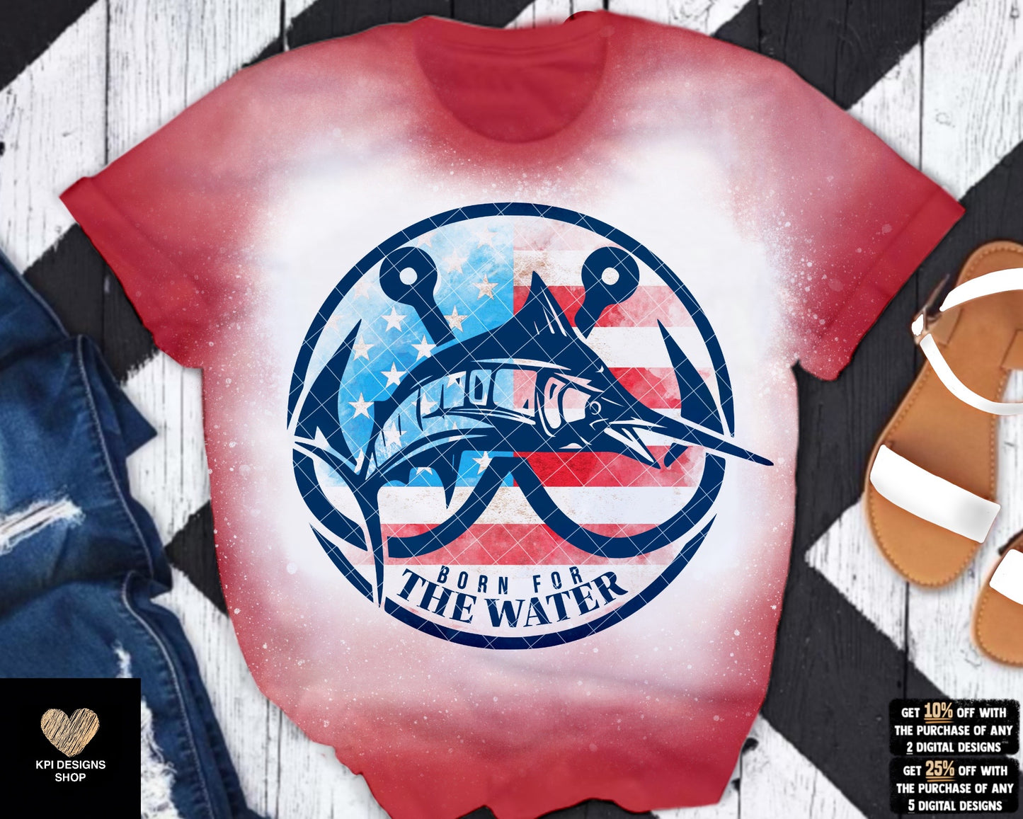 Born For The Water (5-pack) - April2023 - PNG - Digital Design