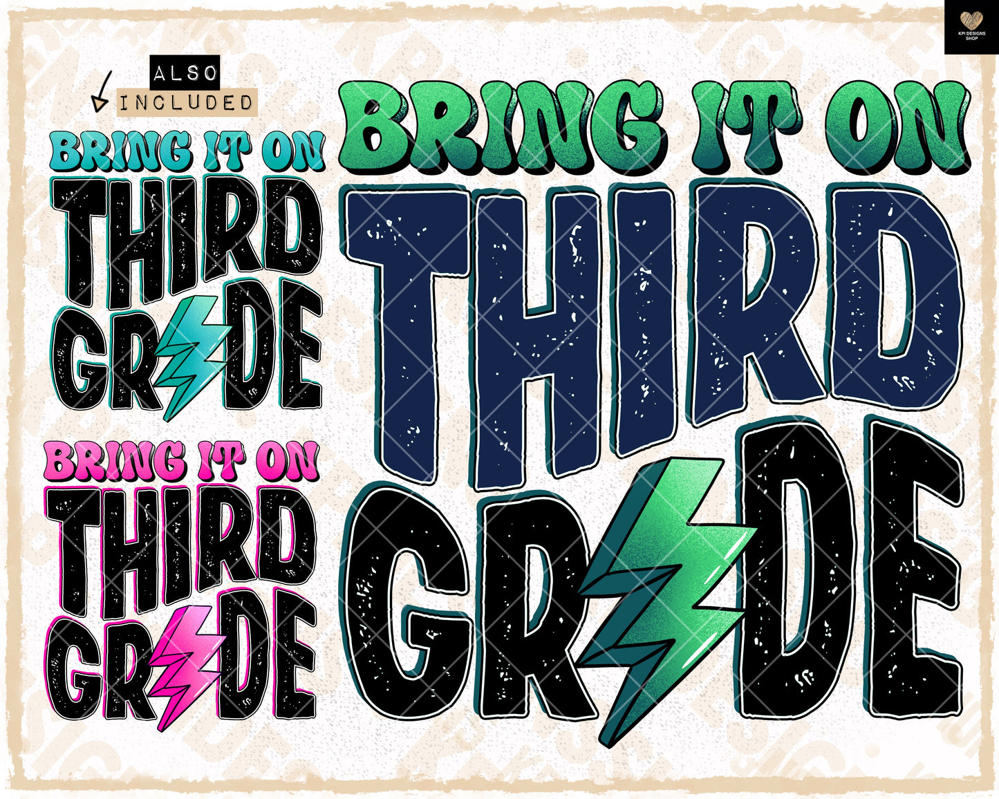 BUNDLE: Bring It On School (18-pack)- July2023 - PNG - Digital Design