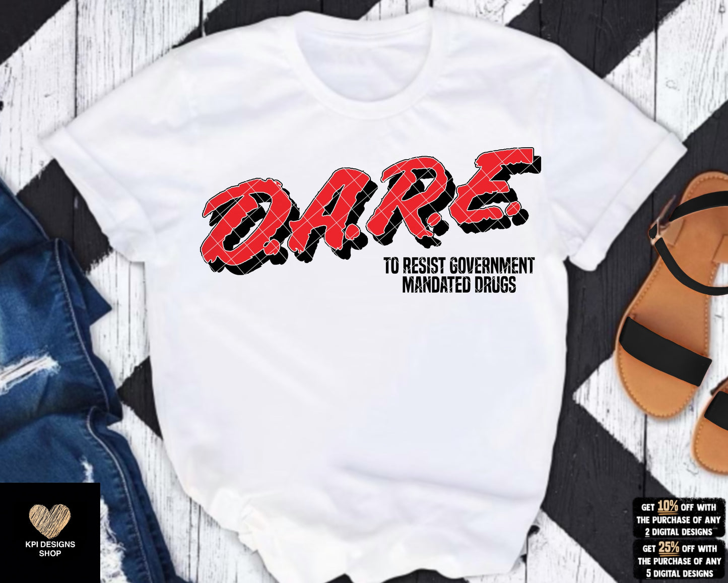 DARE to Resist (5-pack) - Sept2023 - PNG - Digital Design