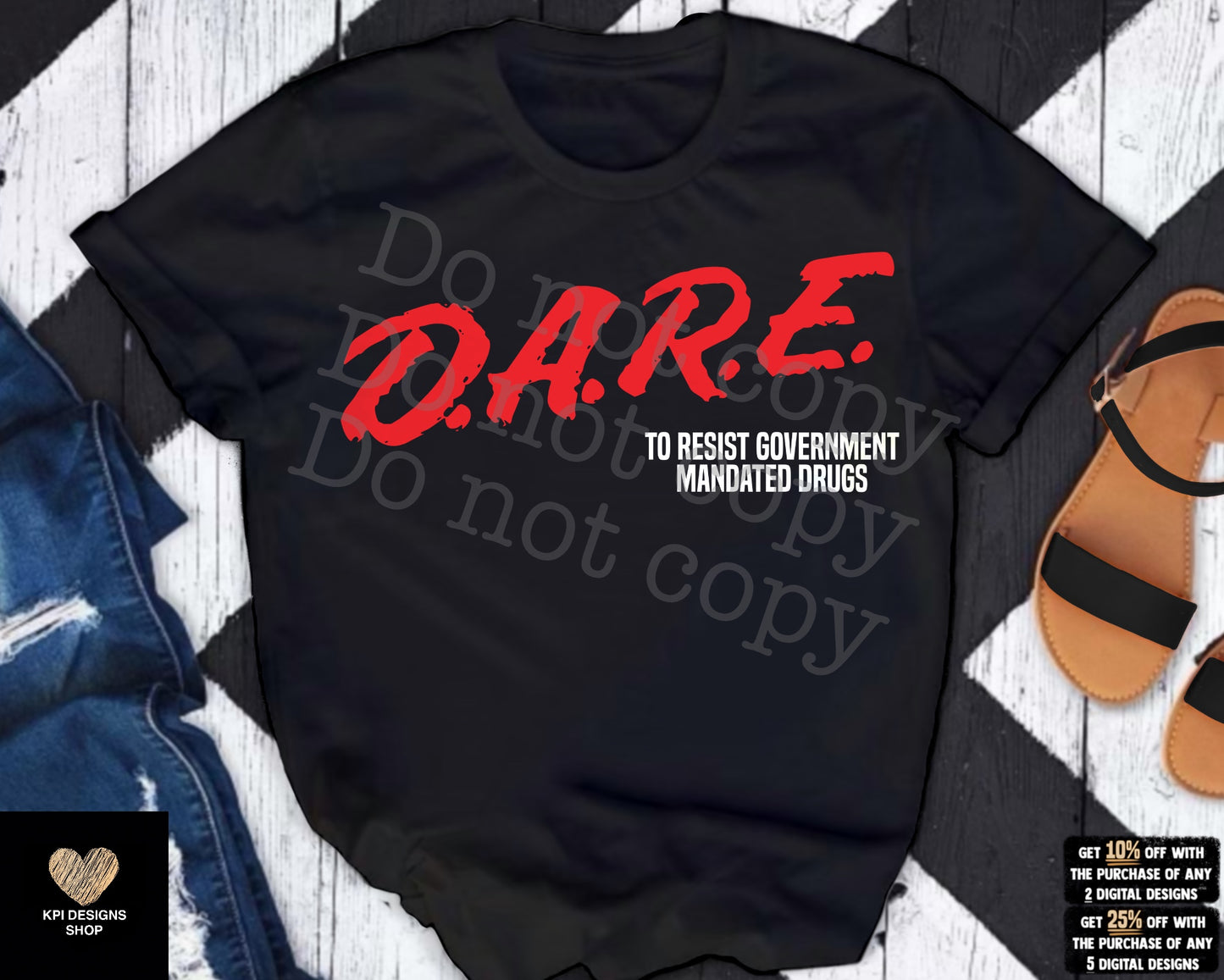 DARE to Resist (5-pack) - Sept2023 - PNG - Digital Design