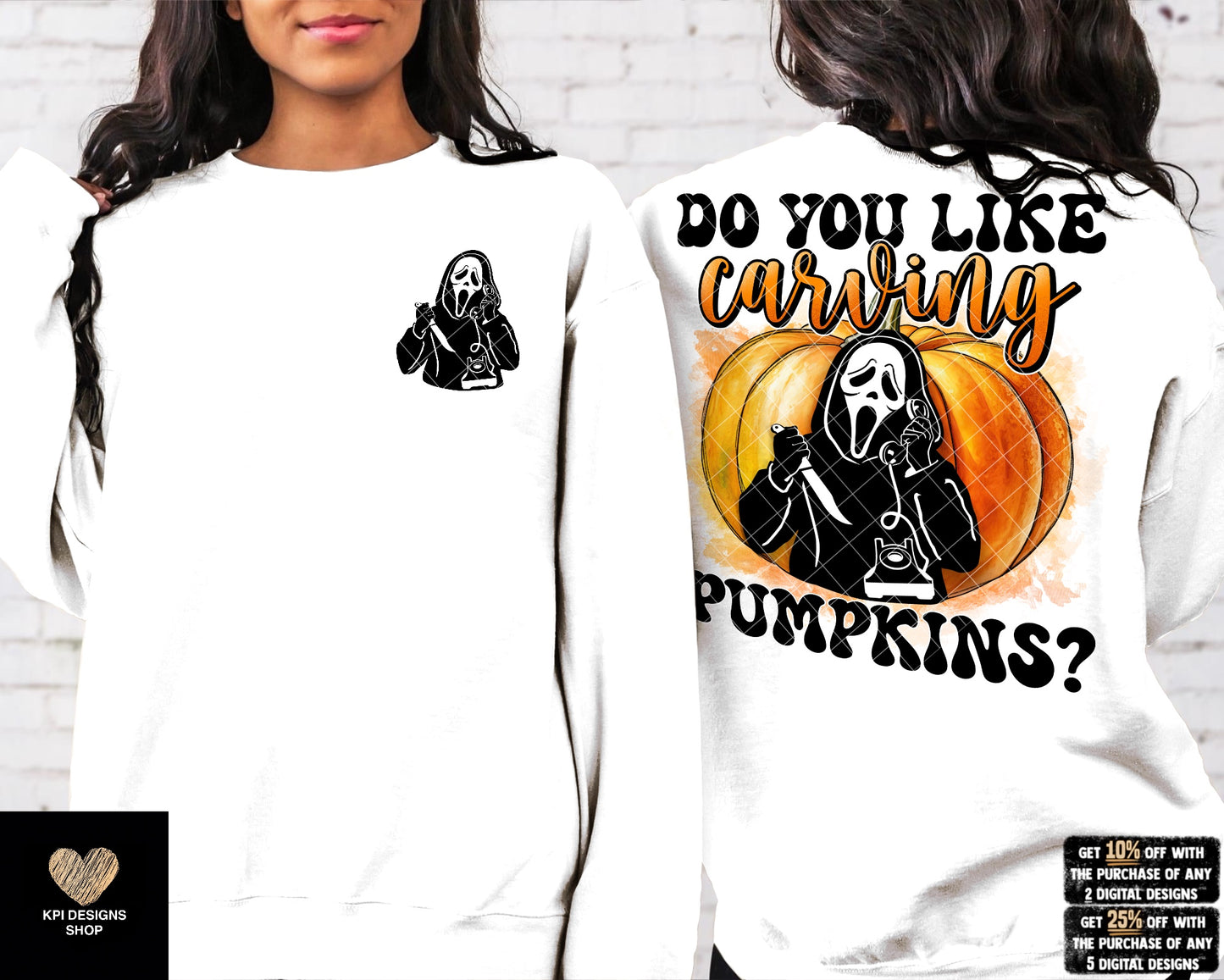 Do You Like Carving Pumpkins + Matching Pocket - July2023 - PNG - Digital Design (Personal Use Recommended)