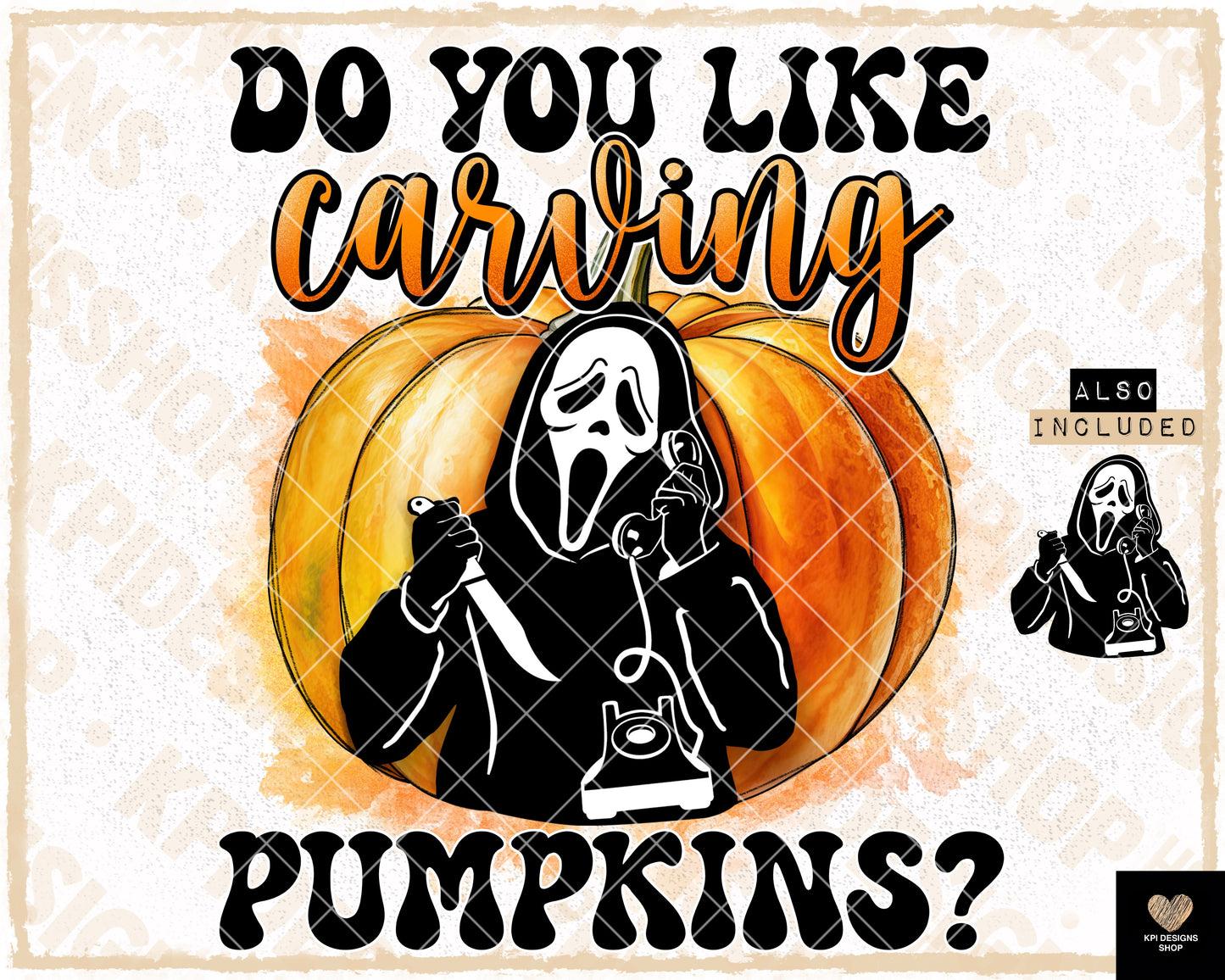 Do You Like Carving Pumpkins + Matching Pocket - July2023 - PNG - Digital Design (Personal Use Recommended)