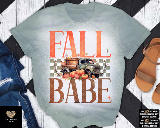 Fall Babe - Sept2023 - PNG - Digital Design