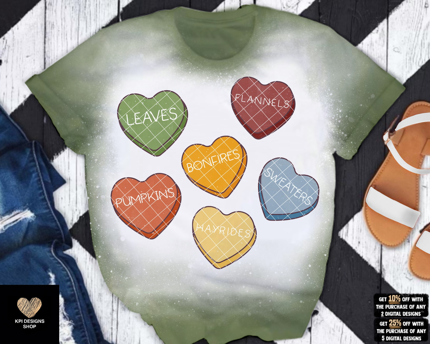 Fall Hearts (3-pack) - Aug2023 - PNG - Digital Design