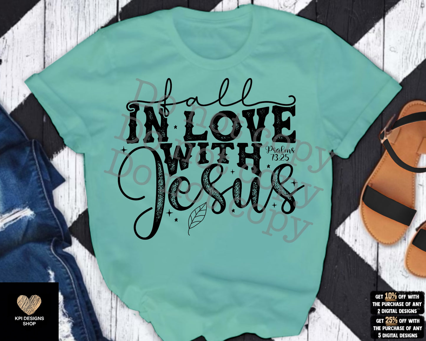 Fall In Love With Jesus (5-pack) - Sept2023 - PNG - Digital Design