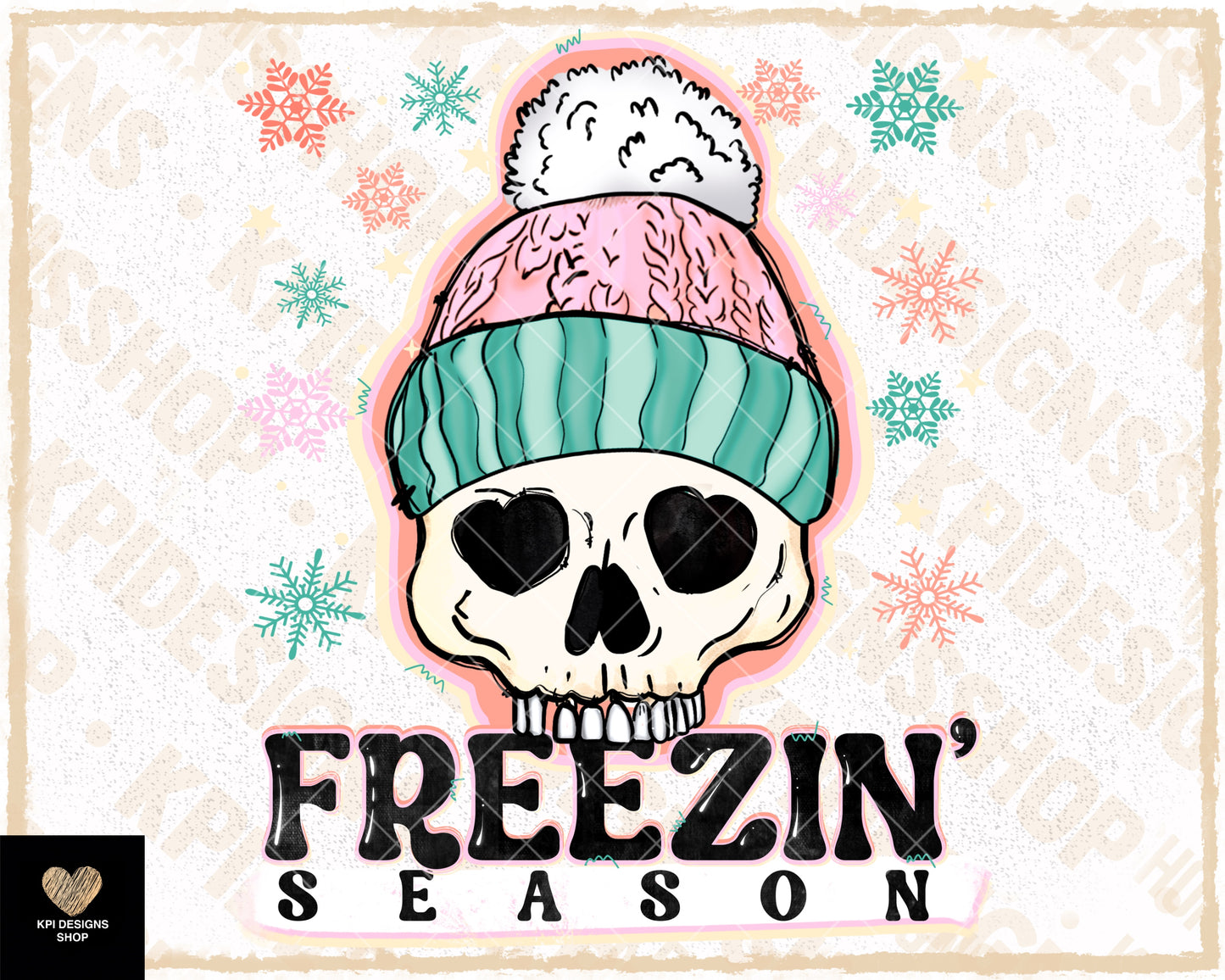 Freezin' Season - Oct2023 - PNG - Digital Design