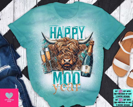 Happy Moo Year - Nov2023 - PNG - Digital Design