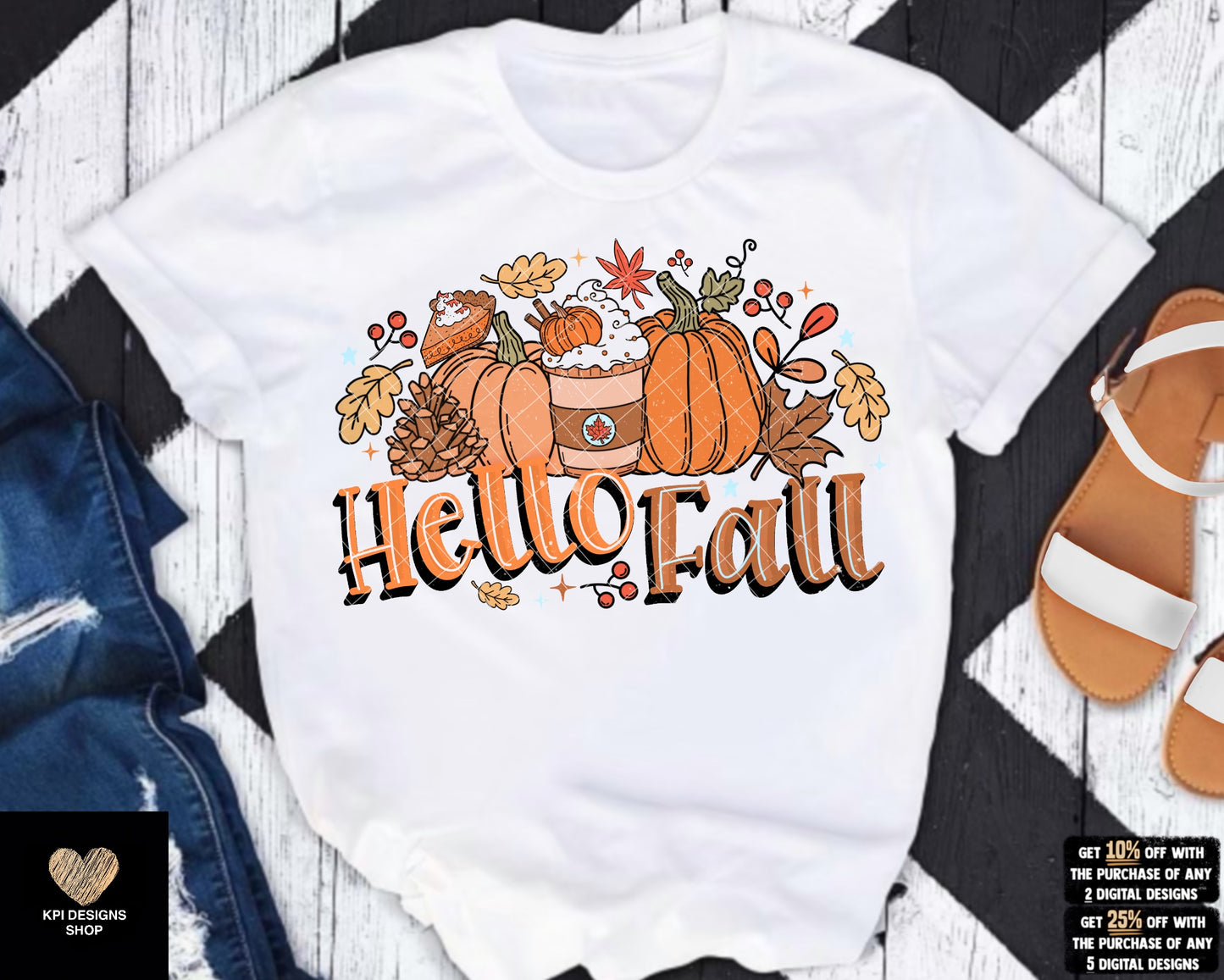 Hello Fall - Sept2023 - PNG - Digital Design