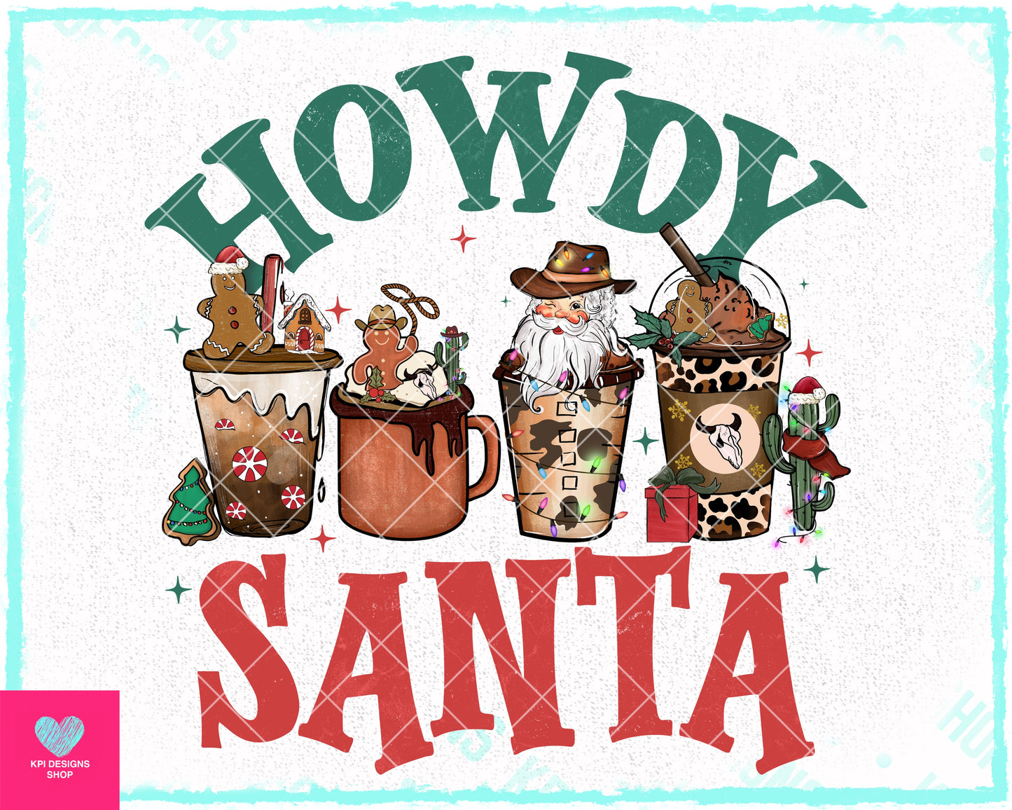 Howdy Santa - Oct2023 - PNG - Digital Design