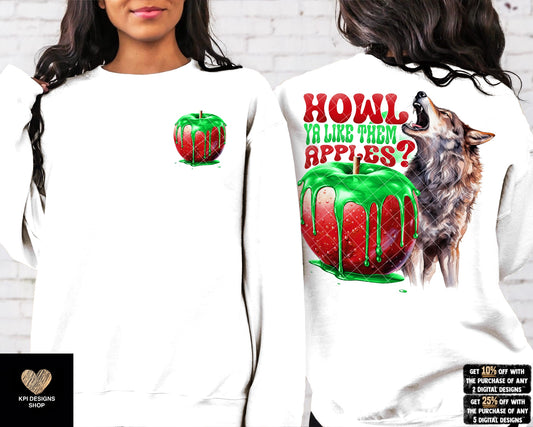 Howl Ya Like Them Apples - July2023 - PNG - Digital Design