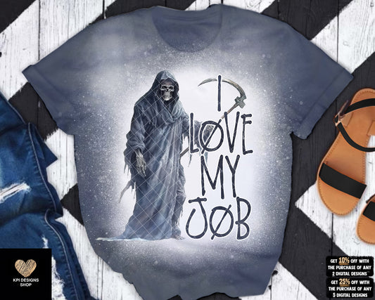 I Love My Job (Grim Reaper) - July2023 - Digital Designs - PNG