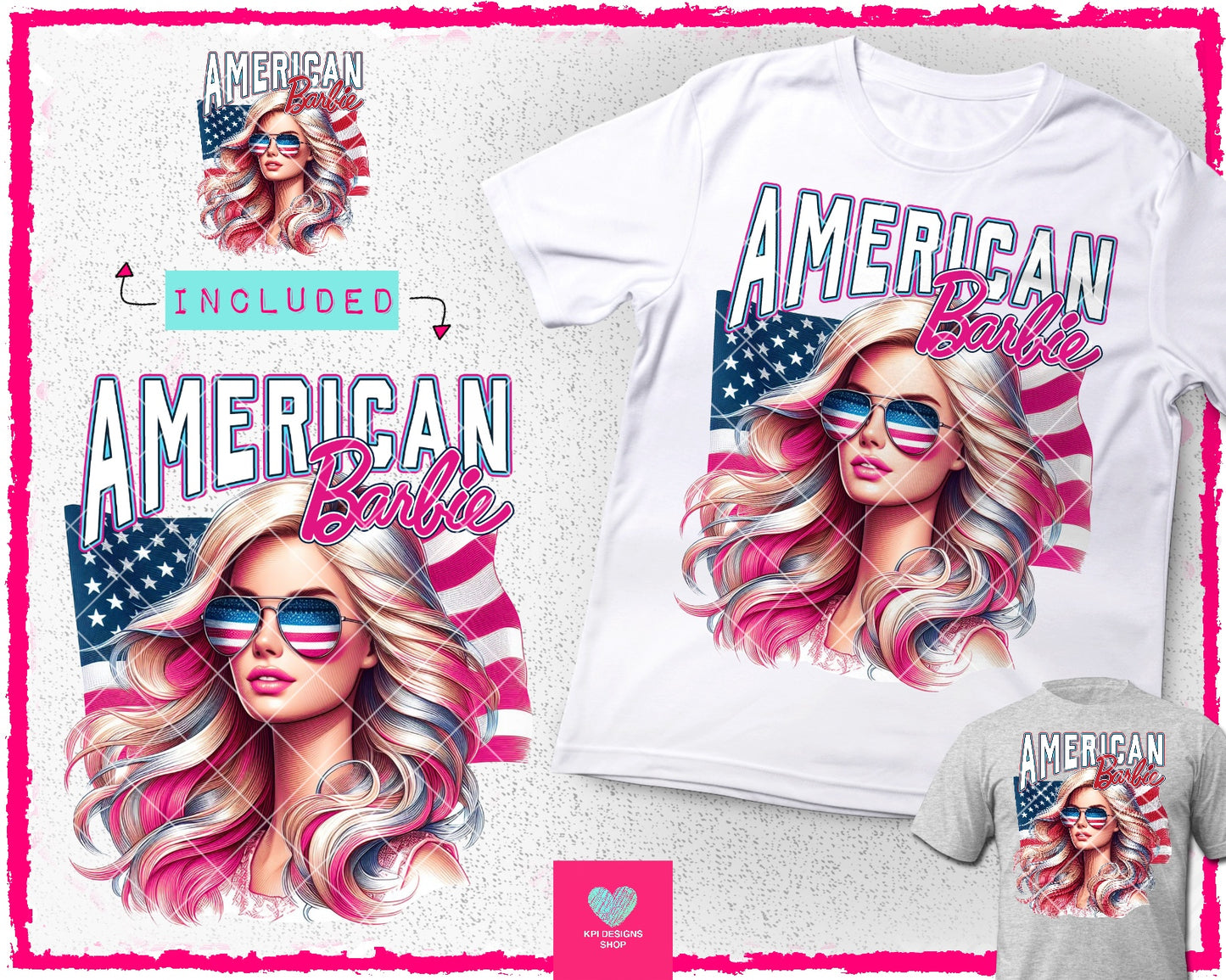 American Barb (2-pack) - Apr2024 - PNG - Digital Design (Personal Use Recommended)