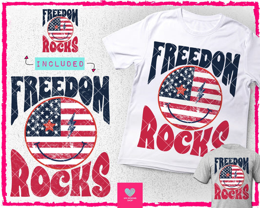 Freedom Rocks (2-pack) - Apr2024 - PNG - Digital Design