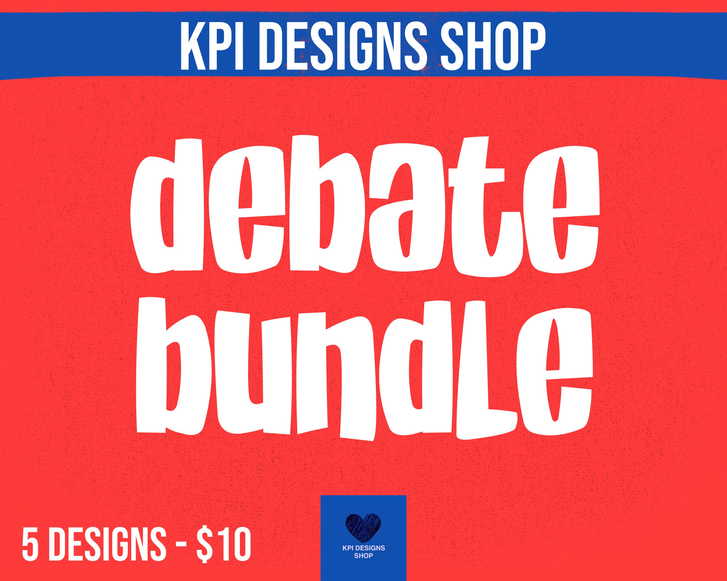 BUNDLE: Debate (5 Designs) - June2024 - Digital Design - PNG