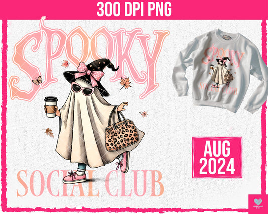 Spooky Social Club - Aug2024 - Digital Design - PNG