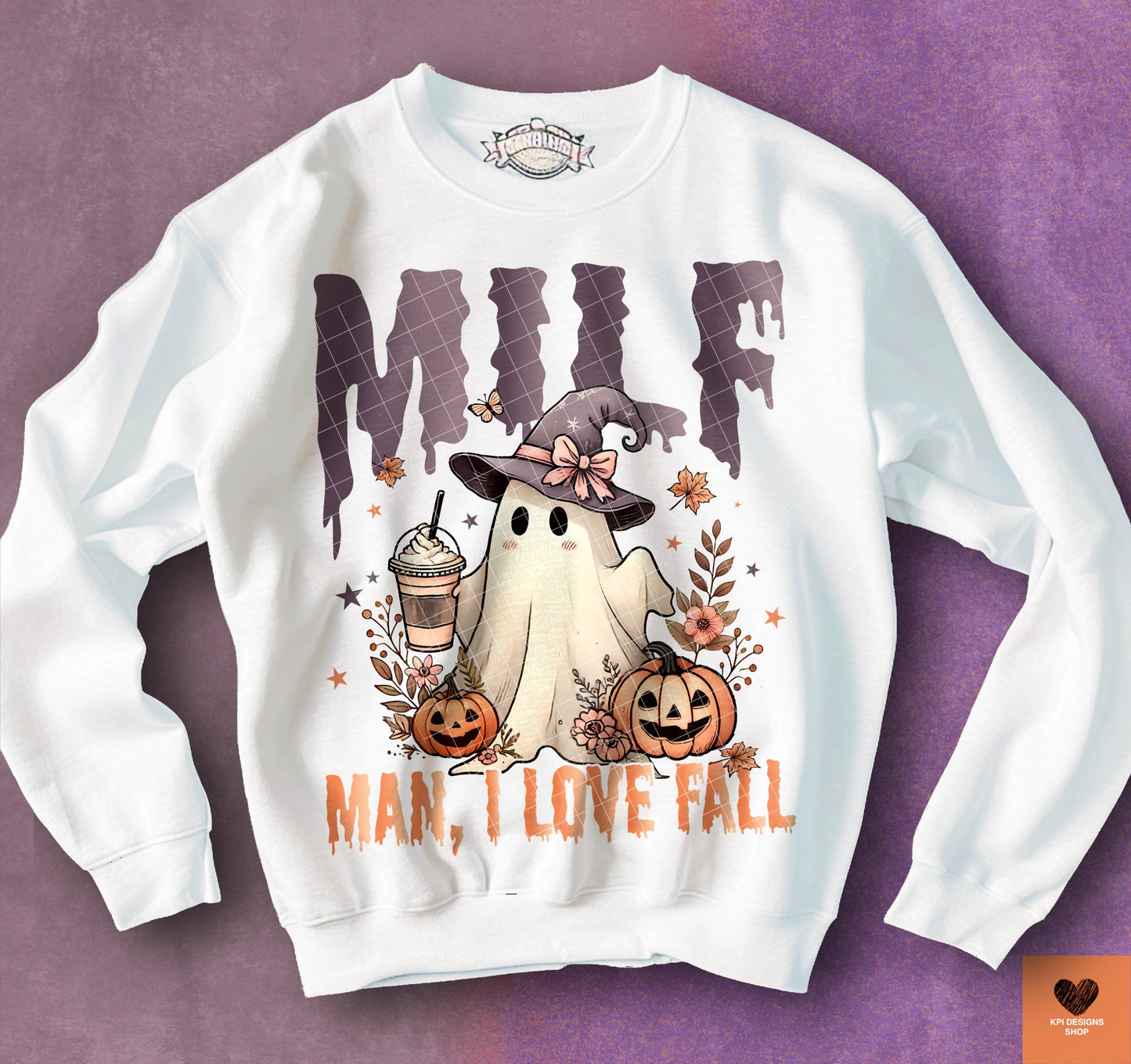 Man, I Love Fall (Ghost) - Oct2024 - PNG - Digital Design