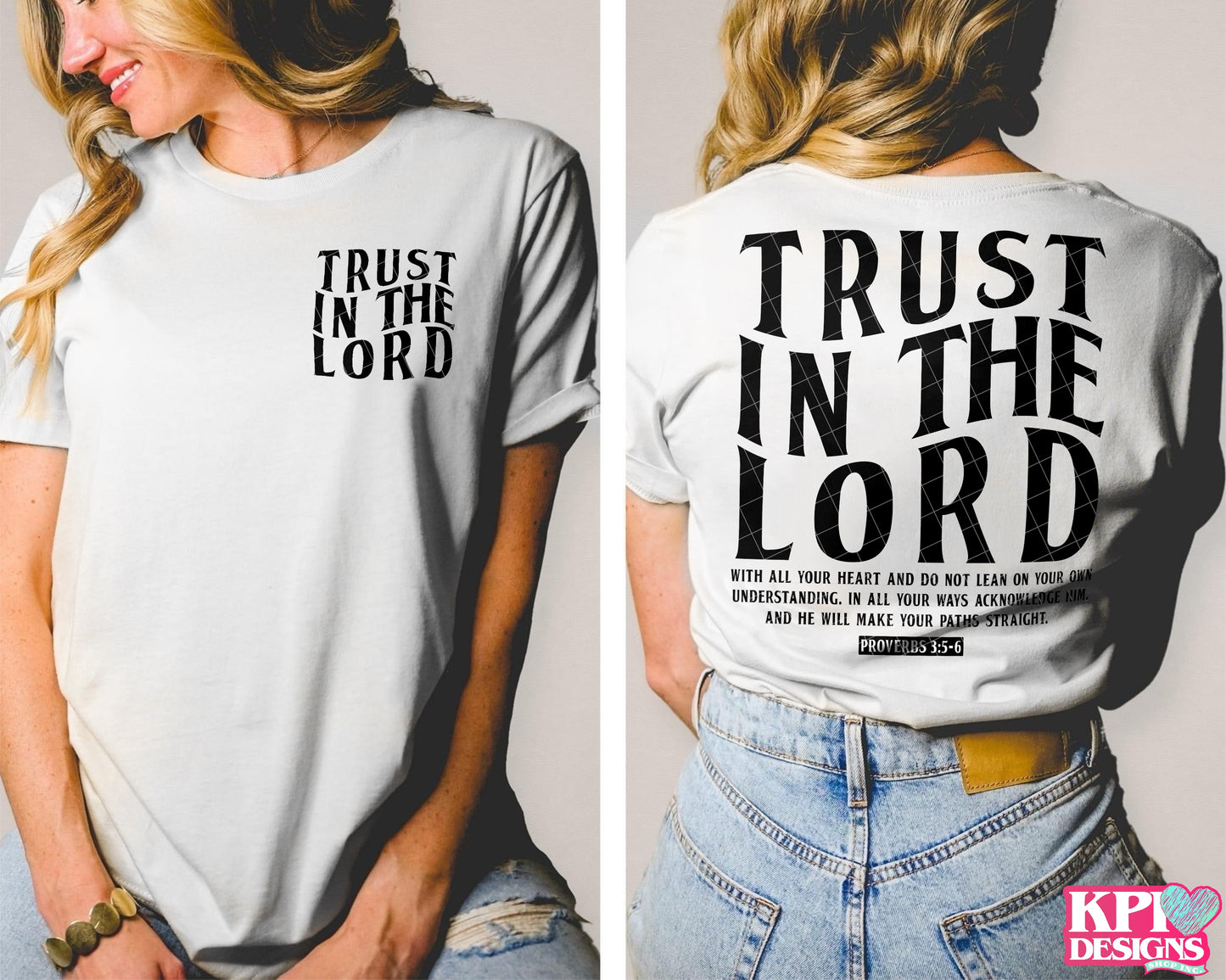 Trust in the Lord + Matching Pocket (4-pack) - Nov2024 - PNG - Digital Design