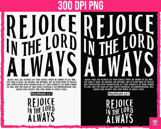 Rejoice in the Lord + Matching Pocket (4-pack) - Nov2024 - PNG - Digital Design (Copy)