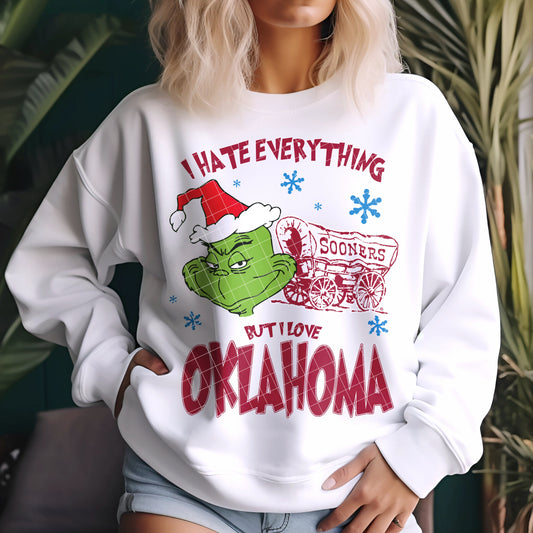 I Hate Everything But I Love Oklahoma - Nov2024 - PNG - Digital Design (Personal Use Recommended)