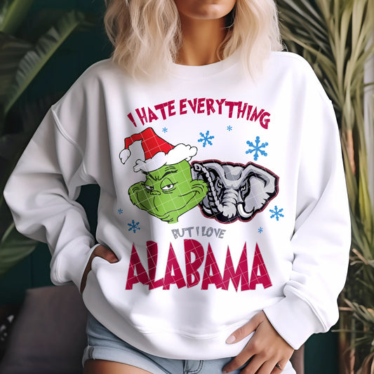 I Hate Everything But I Love Alabama - Nov2024 - PNG - Digital Design (Personal Use Recommended)