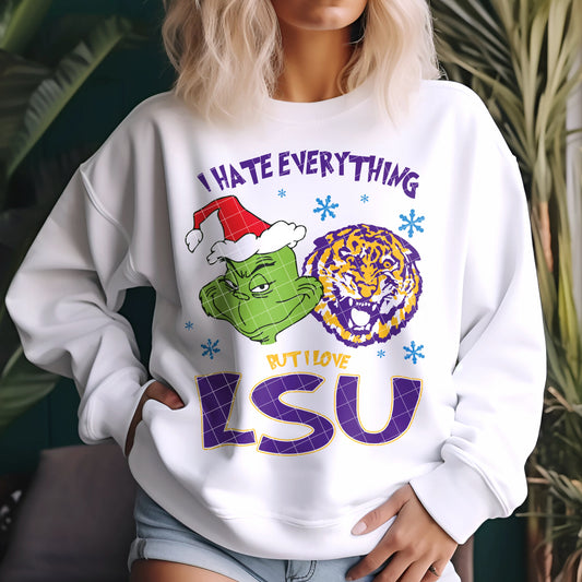 I Hate Everything But I Love LSU - Nov2024 - PNG - Digital Design (Personal Use Recommended)