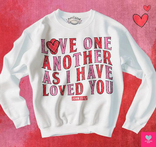 Love One Another As I Have Loved You - Jan2025 - PNG - Digital Design