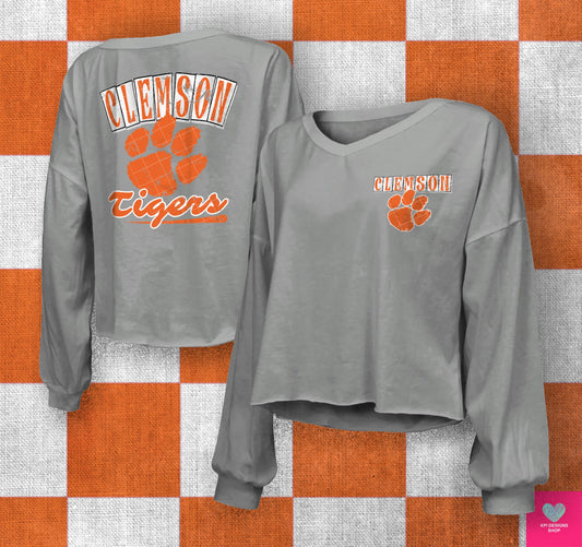 Clemson Retro + Pocket Design - Dec2024 - PNG - Digital Design (Personal Use Recommended)