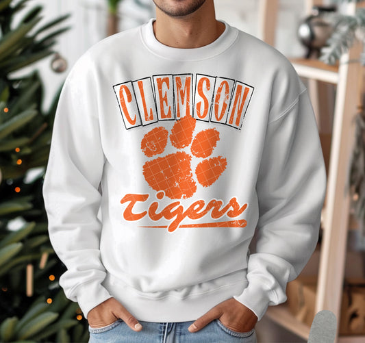 Clemson Retro + Pocket Design - Dec2024 - PNG - Digital Design (Personal Use Recommended)