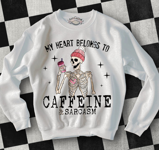 Caffeine & Sarcasm (Valentine's) 2-pack - Jan2025 - PNG - Digital Design