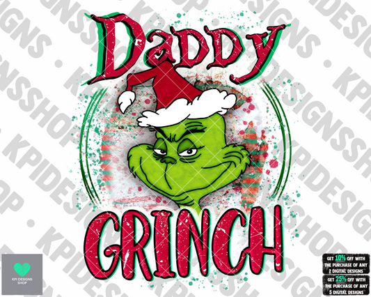 Daddy Mean One - PNG - Digital Design - (Personal Use Recommended)