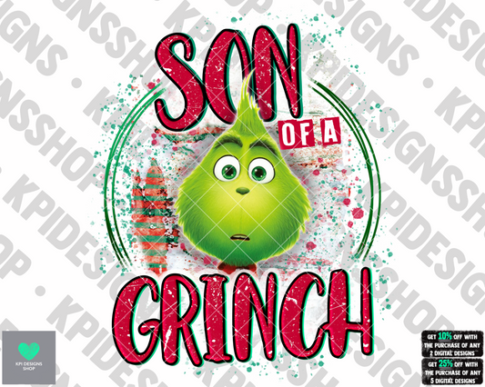 Son Of A Mean One - PNG - Digital Design - (Personal Use Recommended)