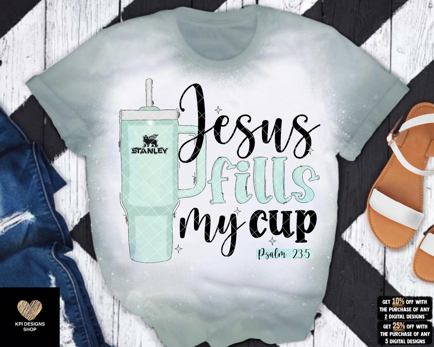 Jesus Fills My Cup (8-pack) - Sept2023 - PNG - Digital Design