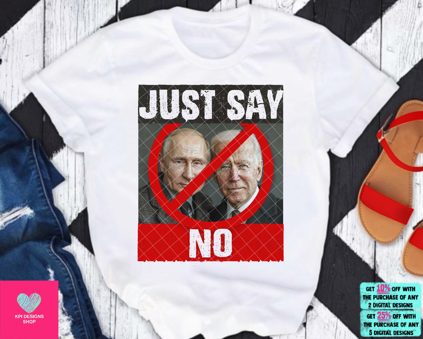 Just Say No to Biden - Feb2024 - PNG - Digital Design