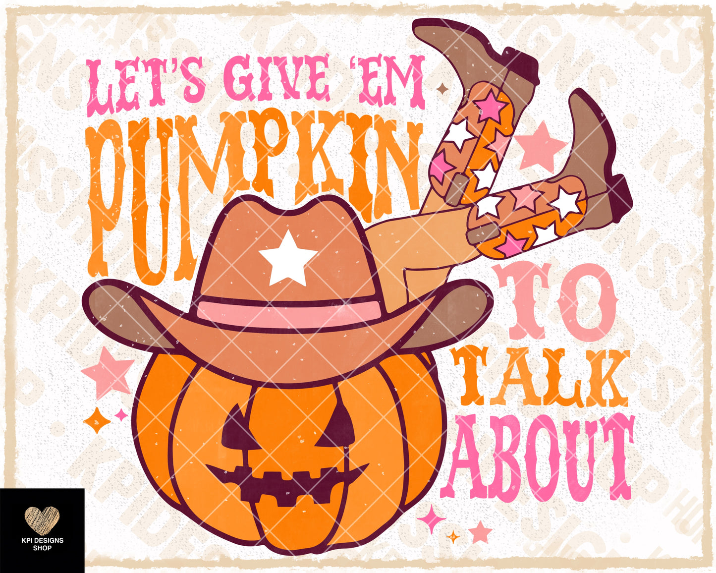 Let's Give 'Em Pumpkin to Talk About (2-pack) - Aug2023 - PNG - Digital Design