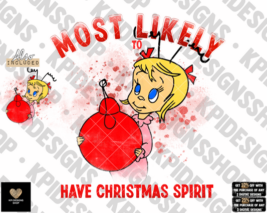 Most Likely To... Cindy L. (2-pack) - Dec2022 - PNG - Digital Design  (Personal Use Recommended)