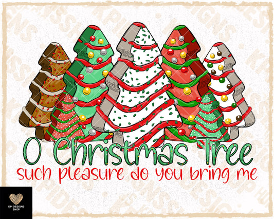 O' Christmas Tree (2-pack) - Sept2023 - PNG - Digital Design