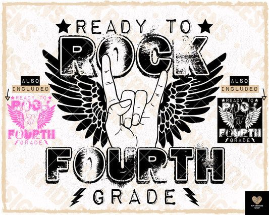 Ready to Rock Fourth Grade (3-pack)- July2023 - PNG - Digital Design