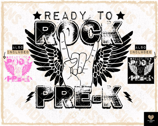 Ready to Rock Pre-K (3-pack)- July2023 - PNG - Digital Design