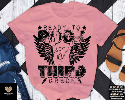 Ready to Rock Third Grade (3-pack)- July2023 - PNG - Digital Design