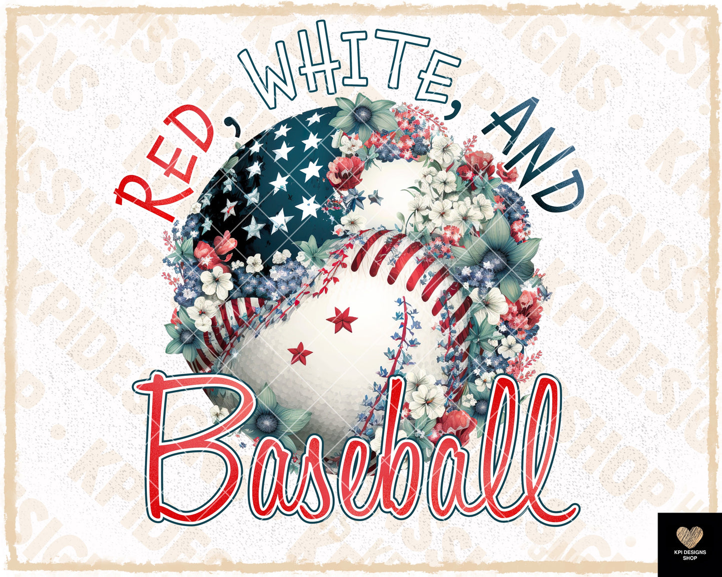 Red, White, & Baseball + As American As Baseball BOGO - May2023 - PNG - Digital Design