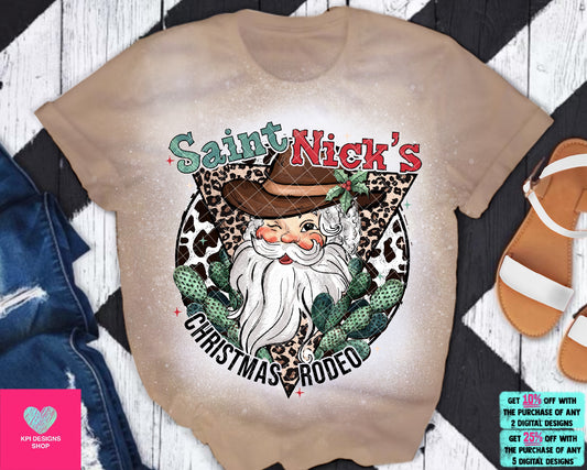 St. Nick's Christmas Rodeo (2-pack) - Oct2023 - PNG - Digital Design
