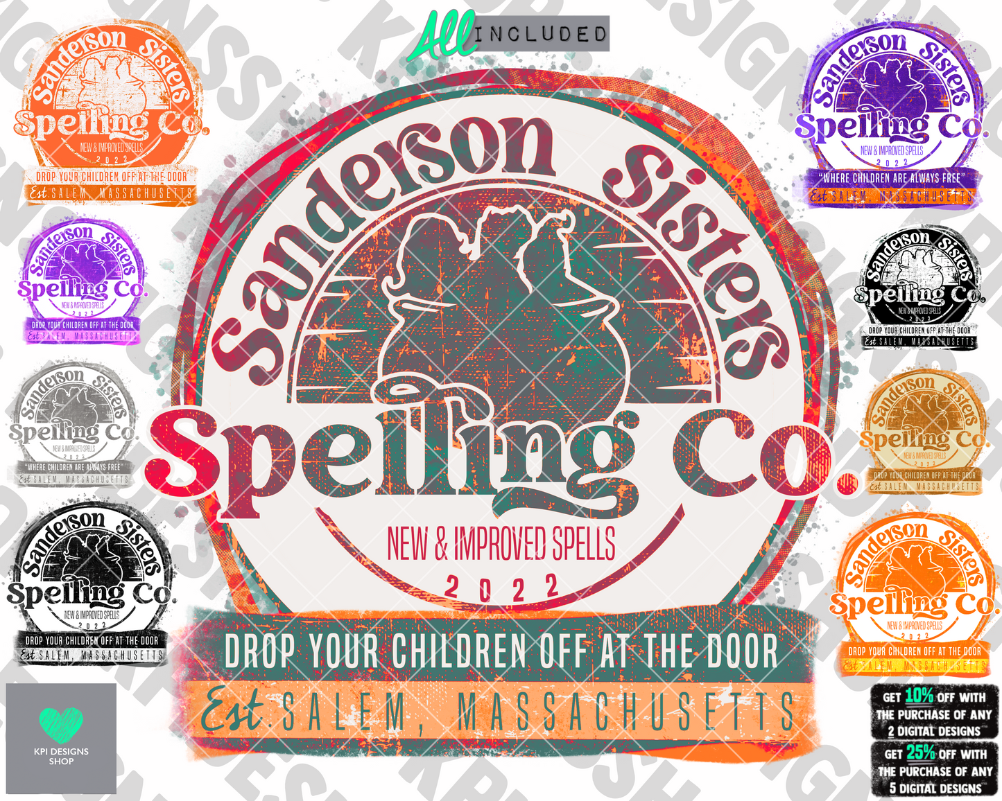 Sanderson Spelling Co. - (9pack) - July2022 - PNG - Digital Design