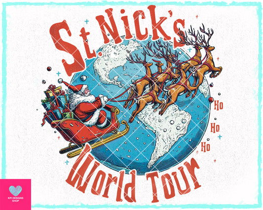 St. Nick's World Tour - Nov2023 - PNG - Digital Design