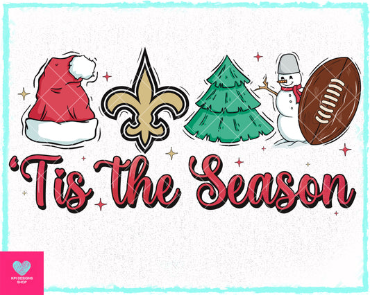 Tis The Season - Saints - Oct2023 - PNG - Digital Design (Personal Use Recommended)